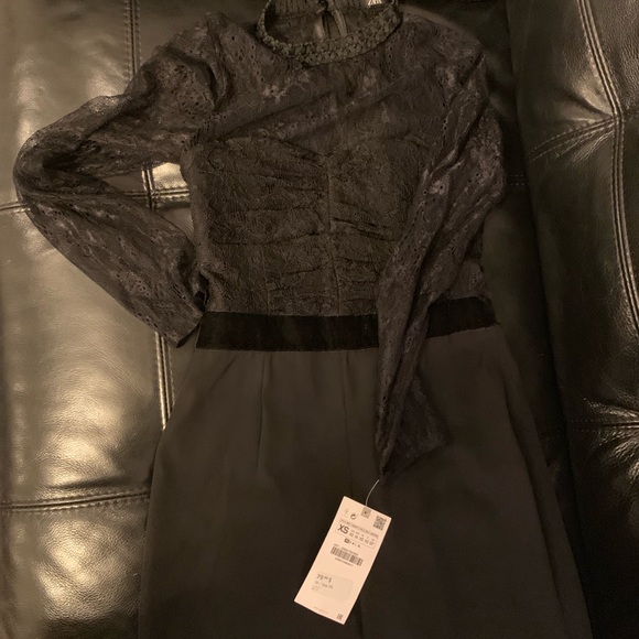 Zara jumpsuit -mixed lace - Picture 4 of 6